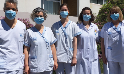 Salle de rééducation au pôle SSR Salle de rééducation au pôle SSR