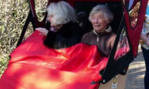 Triporteur électrique aux Capucins