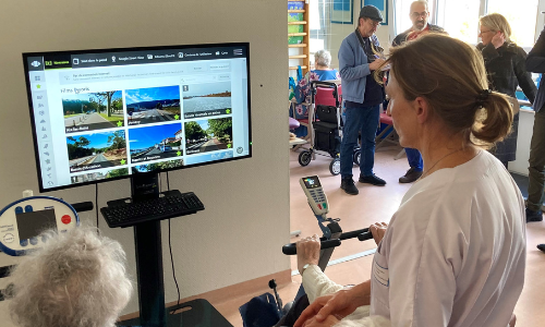 Vélo interactif en SMR aux Capucins