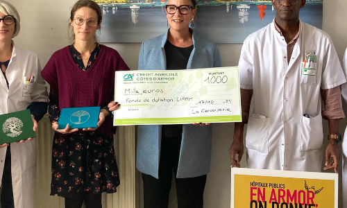 Remise de don par la Cervoiserie de Trégueux Remise de don par la Cervoiserie de Trégueux