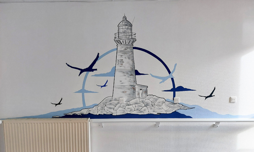 Embellissement de chambres d’hospitalisation pédiatrique et de l’espace de rééducation de l’hôpital de jour pour enfant